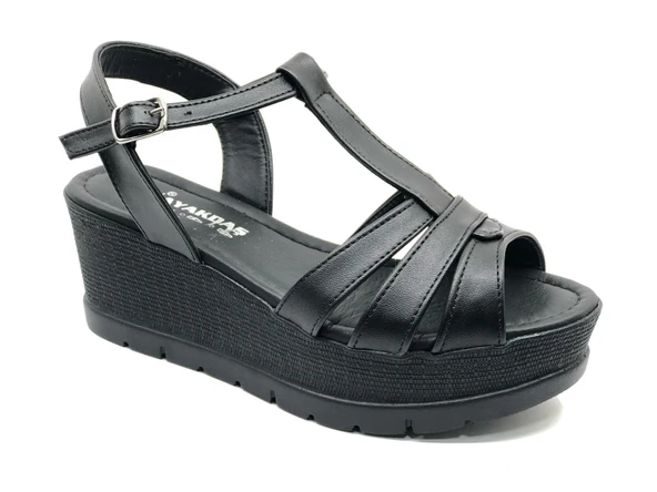 Ayakdaş 1040 Kadın Dolgu Taban Sandalet ürün görseli 1