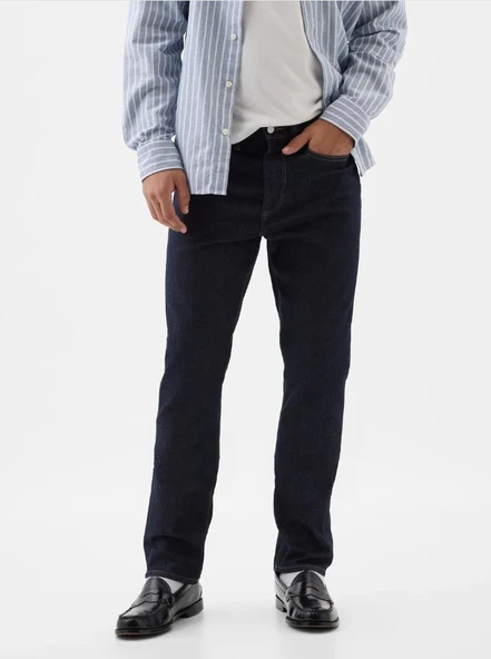 Gap V-Slım GapFlex Slim Jean Pantolon Dar Kalıp Erkek Kot Pantolon - 9
