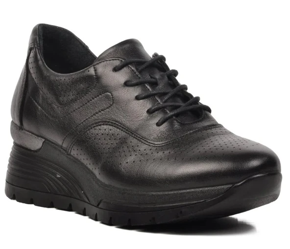 Venüs Alpenus Hakiki Deri Ortopedik Oxford Kadın Aır-Flow Taban Klasik Ayakkabı - Resim 3