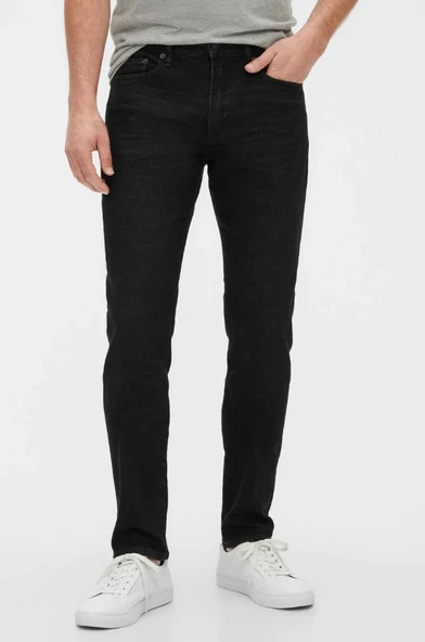 Gap V-Slim GapFlex Taper Washwell™ Slim Jean  Pantolon Dar Kalıp Erkek Kot Pantolon - Resim 3