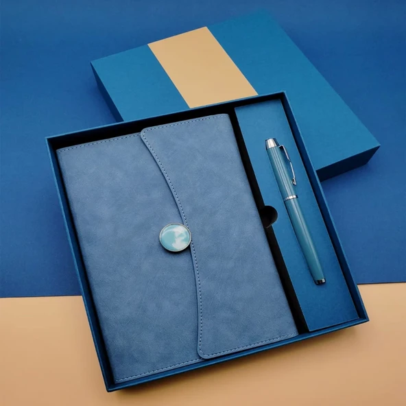 Kutulu Defter Kalem Set - 6