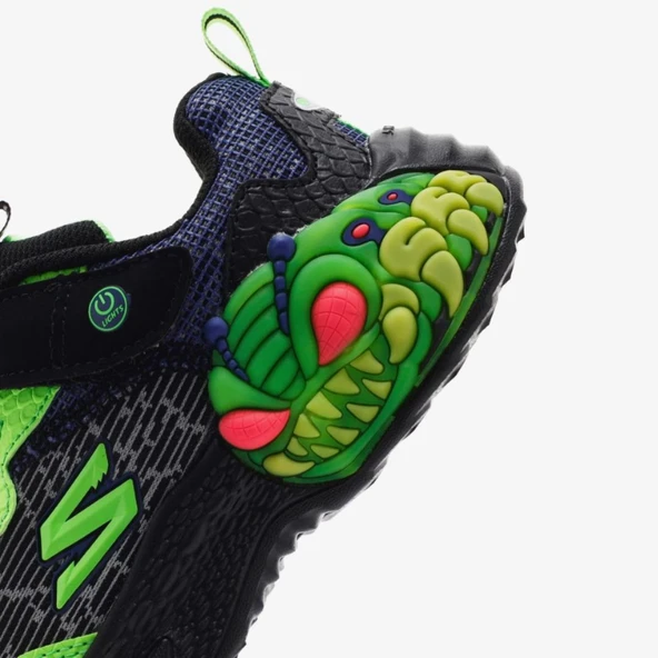 Skechers Creature-Lights 400617L Ortopedik Işıklı Çocuk Spor Ayakkabı - Resim 9