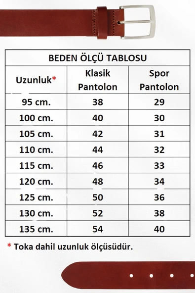 3.5 cm. Klasik Hakiki Deri Dikişli Model Düz Renk Erkek Kemer Siyah - 6
