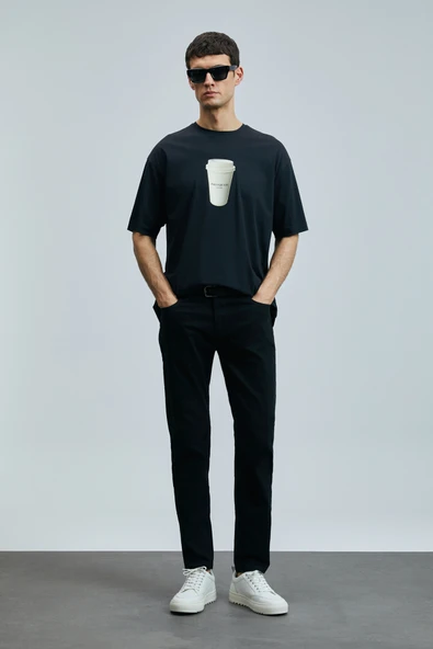 Lufian 111200206 Anton Smart Jean Erkek Pantolon Slim Fit Erkek Kot Pantolon - Resim 2