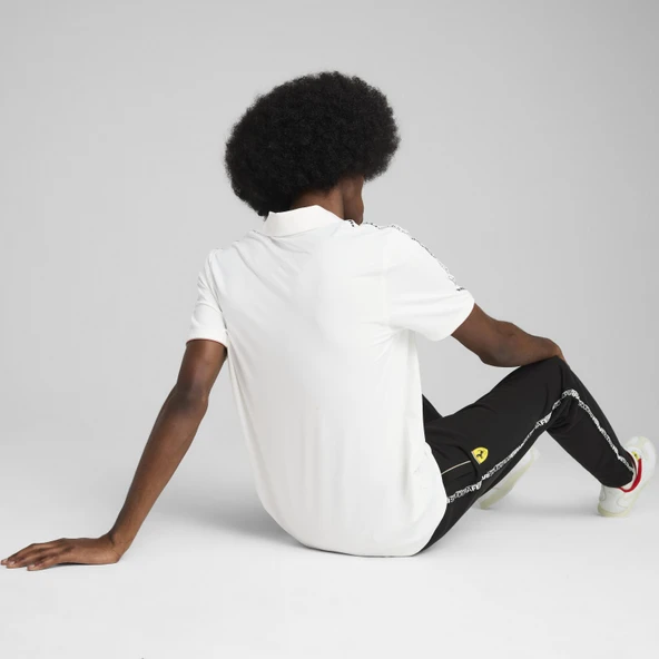 Puma 630185-04 Ferrari Race Cloudspun Polo Yaka Tişört Erkek T-Shirt - Resim 4