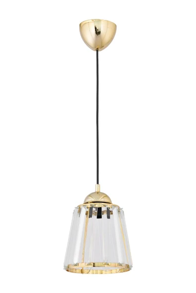 Alvina Aydınlatma Mondi Gold Taşlı Tekli Avize - 3