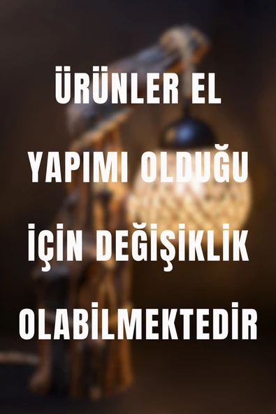 Celestia Retro Modern Ahşap Masa Lamba Oturma Odası Yatak Odası Dekoratif Aydınlatma İskandinav Model Abajur - 2