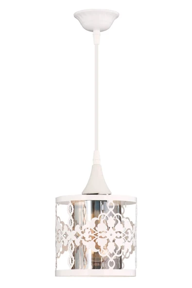 Alvina Aydınlatma Bartu Tekli (BAL CAMLI) Beyaz (KURULU BİTMİŞ) Avize