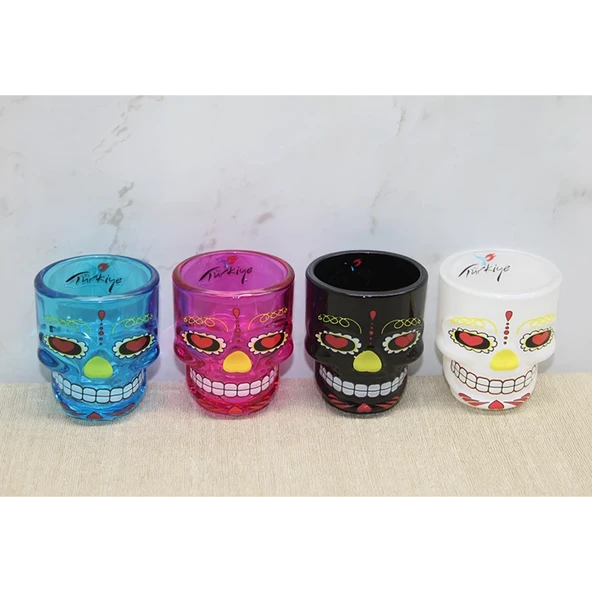 İstanbul Temalı Cam Kurukafa Shot Bardak Alk4303