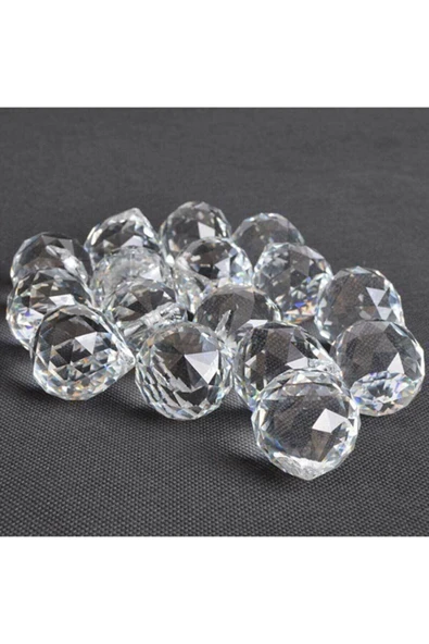 Alvina Aydınlatma 30 Mm Cam Toptaş 10 Adet Avize Taşı