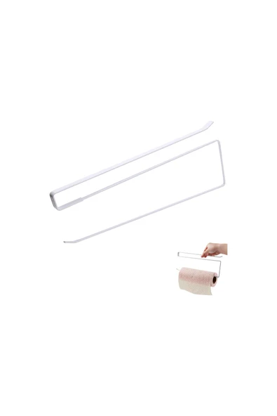 Alvina Aydınlatma Kağıt Havluluk Mutfak Dolap Askısı beyaz - 3