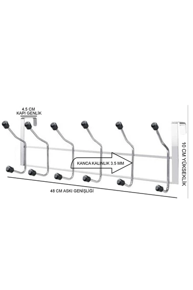 Alvina Aydınlatma KAPI ARKASI ASKILIK KROM-2 - 3