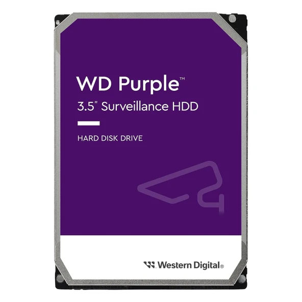 WD Purple WD10PURZ 1TB 5400RPM 64MB 3.5" SATA Harddisk ürün görseli 1