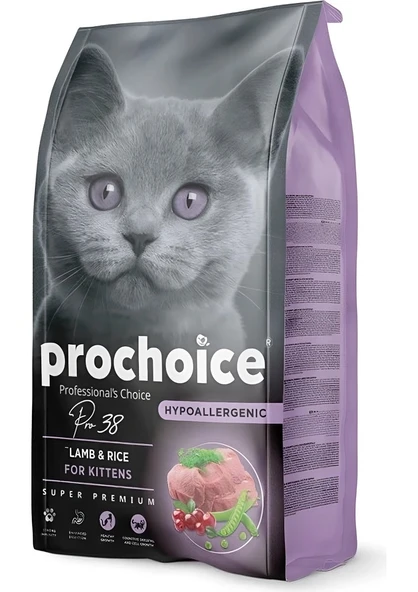 Pro Choice Pro 38 Kuzulu&Pirinçli Yavru (Kitten) Kedi Maması 15 kg