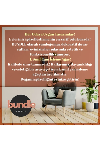 BUNDLE 3'lü, Beyaz Ahşap Raf, Kitaplık, 40 cm Dergilik, Çift Beyaz Çıtalı 1. Sınıf Çam Ağacı Kullanılmıştır - 4