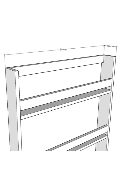 Asra Trend Çocuk Odası Raf / Kitaplık ÇR-01 - 4