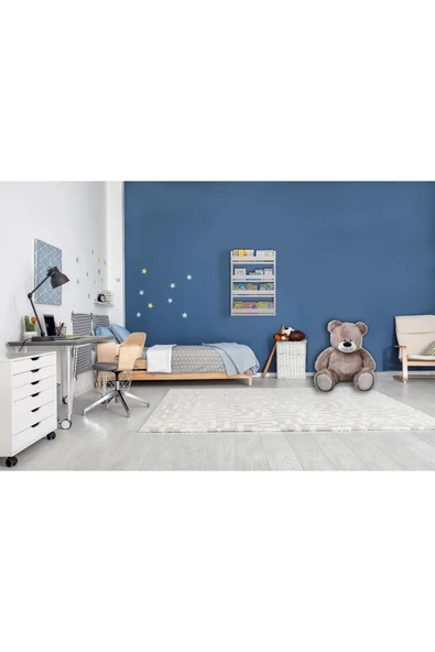uznticaret Dekomotif Montessori Çocuk Odası Eğitici Kitaplık 4 Raflı Beyaz Kitaplık60x120 - 3