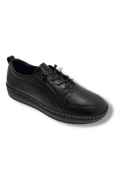 DM 212-25 Hakiki Deri Anatomik Slip On Kadın Ayakkabı - 4