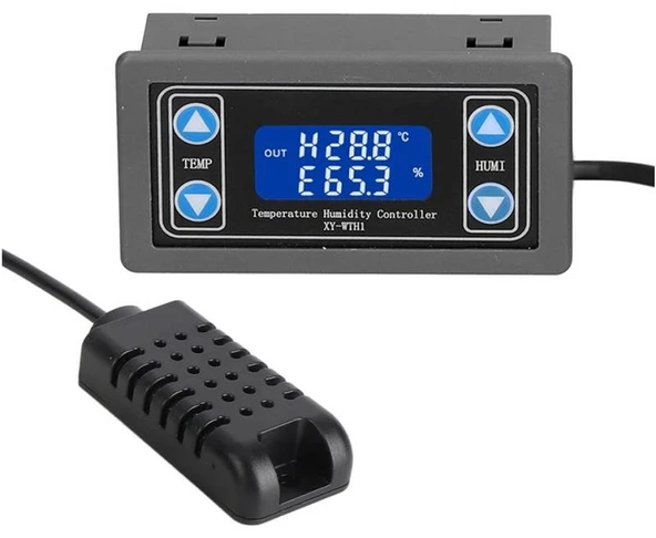 XY-WTH1 6-30V Dc Dijital Termostat Sıcaklık ve Nem Kontrol Cihazı (6-30v Dc ile Çalışır) - 2