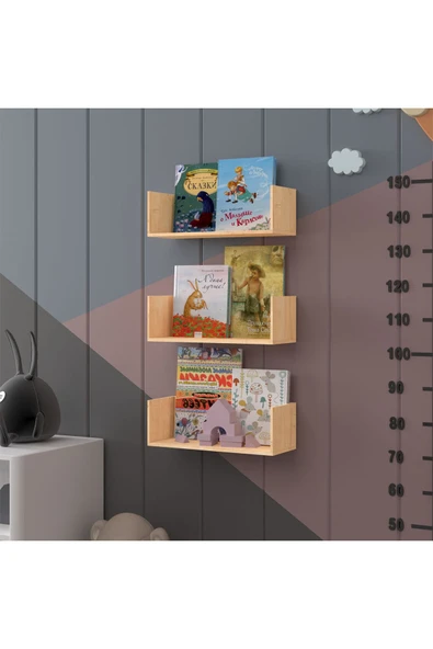 Asra Trend Çocuk Odası Raf / Kitaplık ÇR-03 - 2