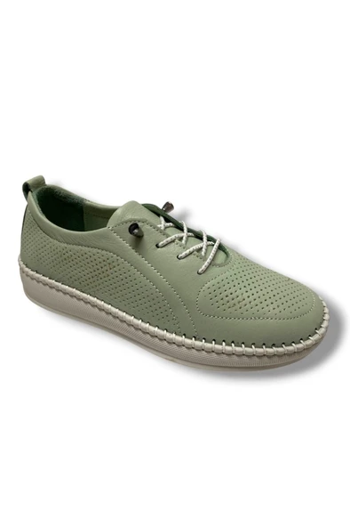 DM 212-25 Hakiki Deri Anatomik Slip On Kadın Ayakkabı - 7