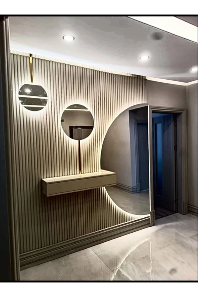 erzdizayn Modern Holl Antre Dresuar Vizon % 100 Mdf - 2