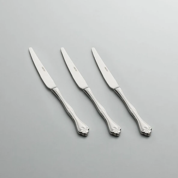 Nehir Lalezar Sade 12 Adet Yemek Bıçak Takımı ürün görseli 1