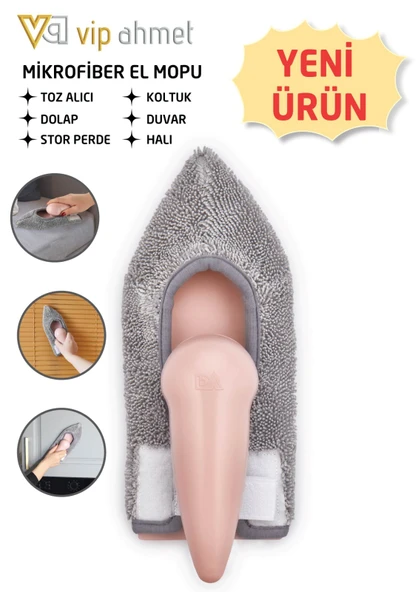 Technow Vip Ahmet vp-504 Mikrofiber Bezli Temizlik El Mopu - 4