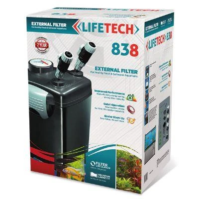 Life Tech Dış Filtre Siyah Kova İçi Dolu 1200 L/H