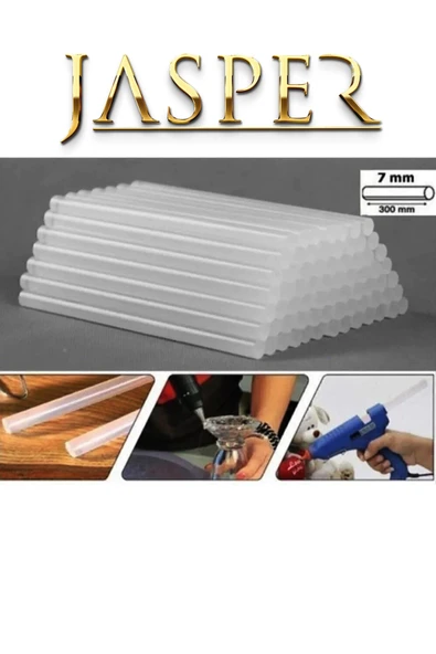 Jasper 78 Adet 1 Paket 900GR 7MM Sıcak İnce Mum Silikon Çubuğu