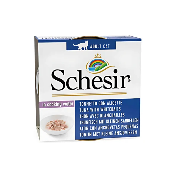 Schesir Ton Balıklı Ringa Balıklı Pirinçli Yetişkin Kedi Konservesi 85 Gr (6 Adet) - 2