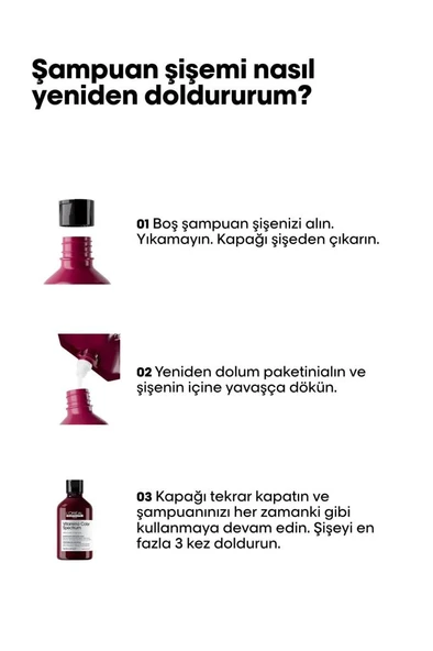 Loreal Professionnel Vitamino Color Spectrum Boyalı Saçlar İçin Solma Karşıtı Refill Şampuan 500 ml - 4
