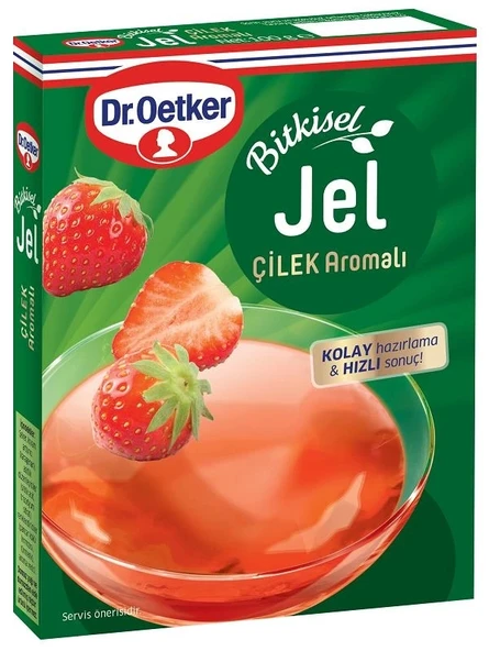 Dr.oetker Bitkisel Jel Çilek Aromalı 100 G