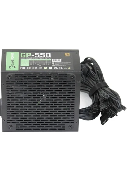 Gamepower GP-550 APFC 14cm 80+ Bronze 550W Power Supply