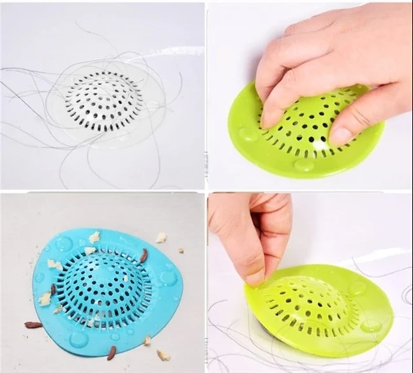 Silikon Üçgen Süzgeç - Lavabo Küvet Süzgeci - 5