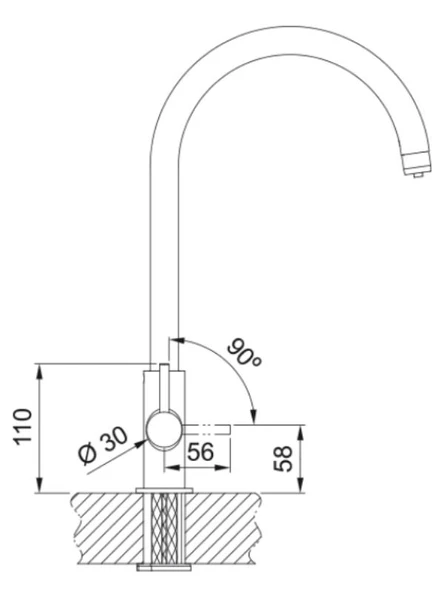 Franke Lina Clear Water Filtreli Krom Armatür - 7