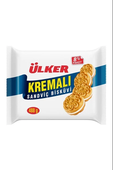 Ülker Kremalı Sandviç Bisküvi 81g - 1