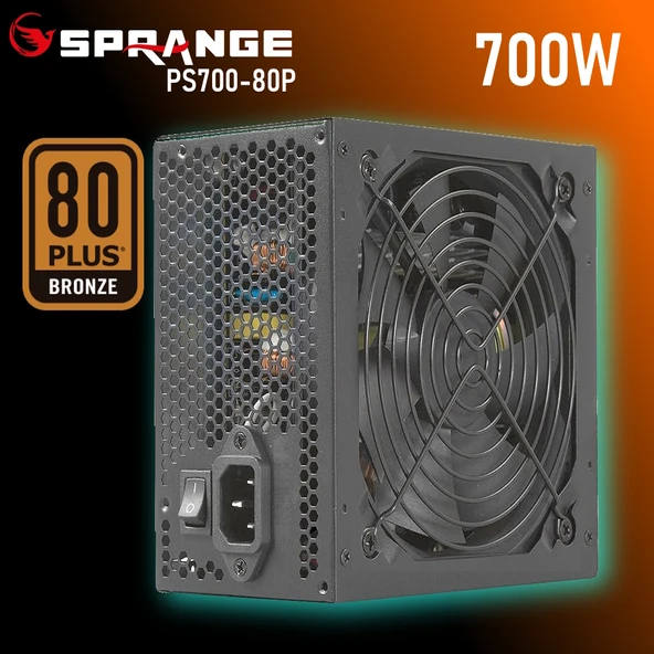 SPRANGE PS700-80P 700 Watt 80 Plus Bronze Power Supply