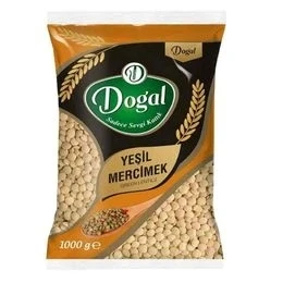 Doğal Yeşil Mercimek 1 Kg