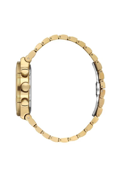 Daniel Klein DK.1.13996-6 Tüm Fonksiyonları Aktif Metal Kordon Metal Kasa 3 ATM Suya Dayanıklı Altın Renk Kadın Kol Saati - 2