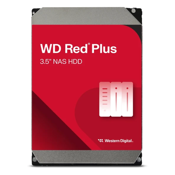 WD Red Plus WD40EFPX 4TB 5400RPM 256MB 3.5" SATA Harddisk ürün görseli 1