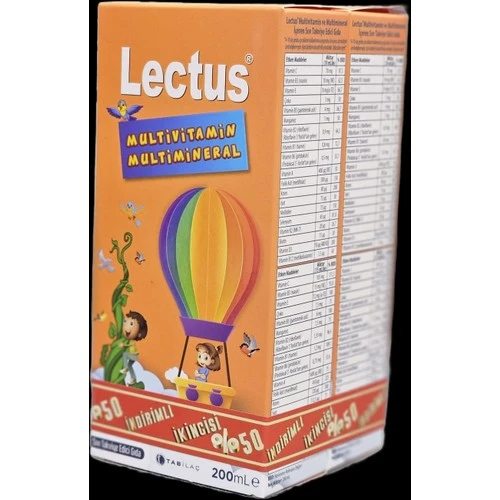 Lectus Multıvıtamın Multımıneral Surup 200 Ml Kofre