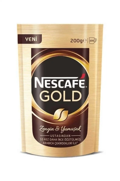 Nestle Nescafe Gold Eko Paket 200 Gr