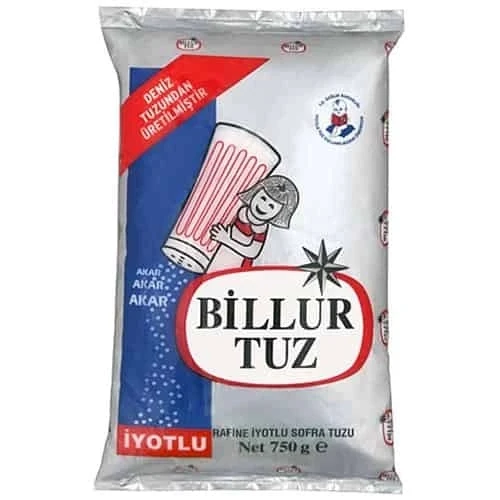Billur Tuz Iyotlu 750 Gr