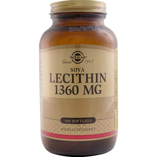 Solgar Lecithin 1360 Mg 100 Kapsül