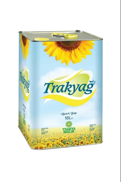 Trakya Ayçiçek Yağı Tnk 18Lt.