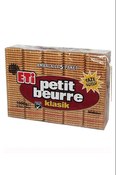 Eti Petit Beurre 5li 1000  Gr