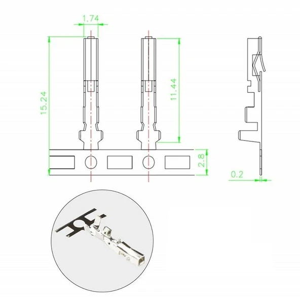 200 Adet Jst Sm Konnektör Seti 2,54mm 2-5 Pim Takım 4 Çeşit Şeffaf Çantada - 6