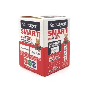 Sorvagen Smart Kids Sitikolin DHA Omega 3 Norveç Balık Yağı B12 60 Kapsül