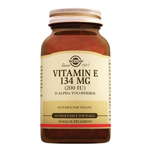 Solgar Vitamin E 200 IU 50 Vegetable Softgel